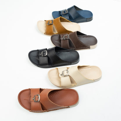 Single Buckle Slippers