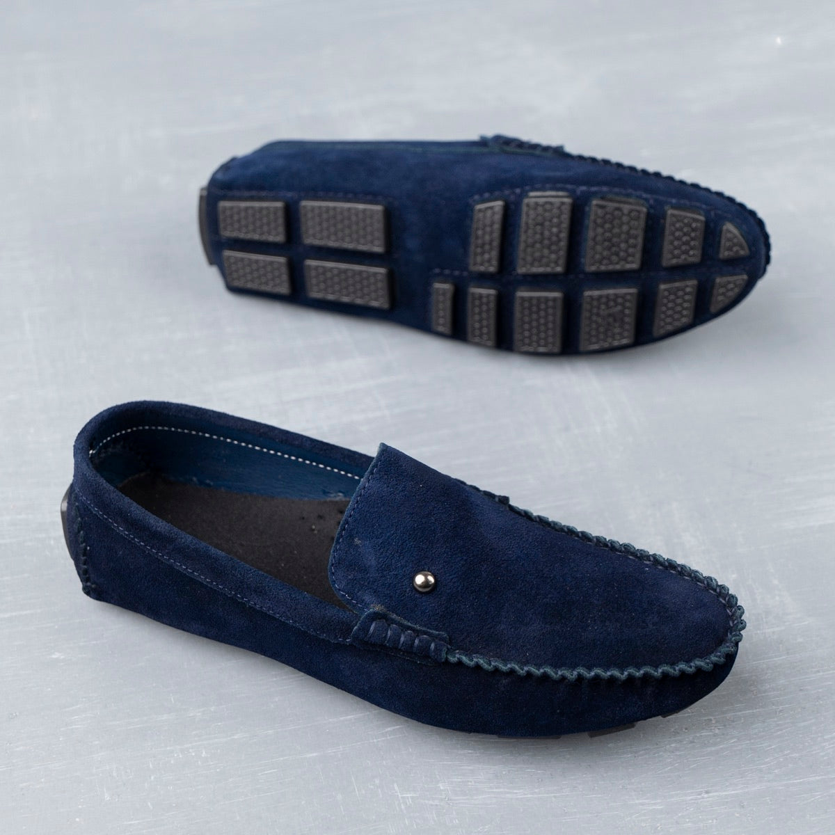 Suede Loafers